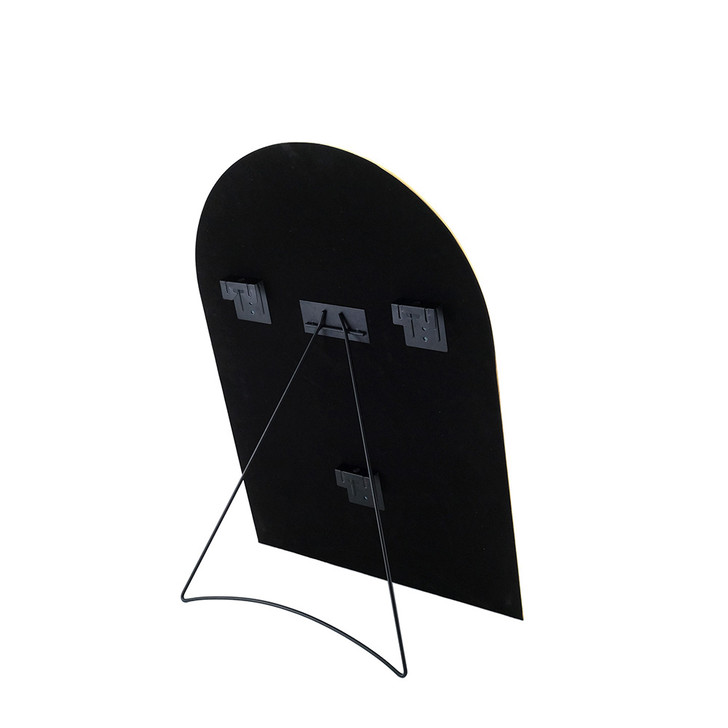 SHESAY Brass-edged Wall and Stand Mirror