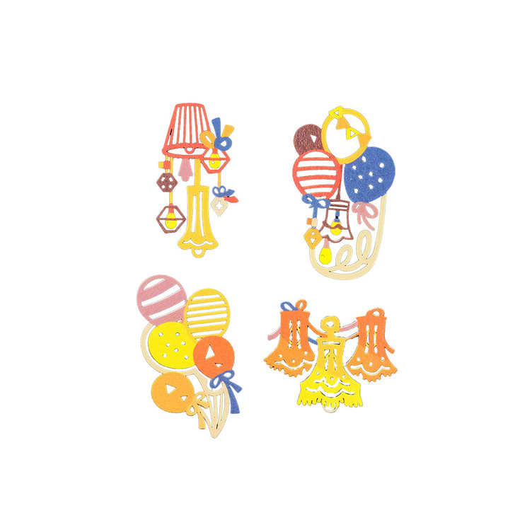 SHESAY Re:co Art Clip PARTY_Orange