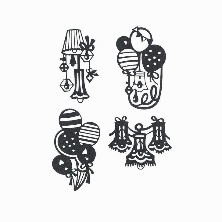 SHESAY Re:co Art Clip PARTY_Black