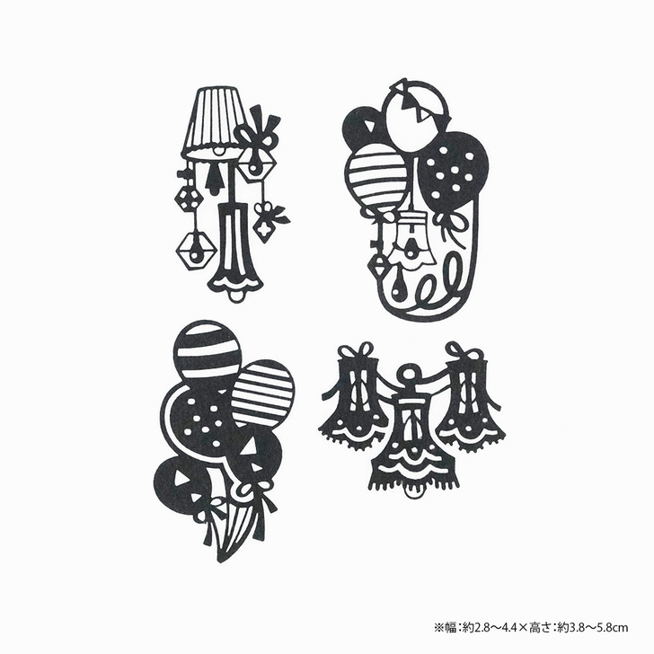 SHESAY Re:co Art Clip PARTY_Black