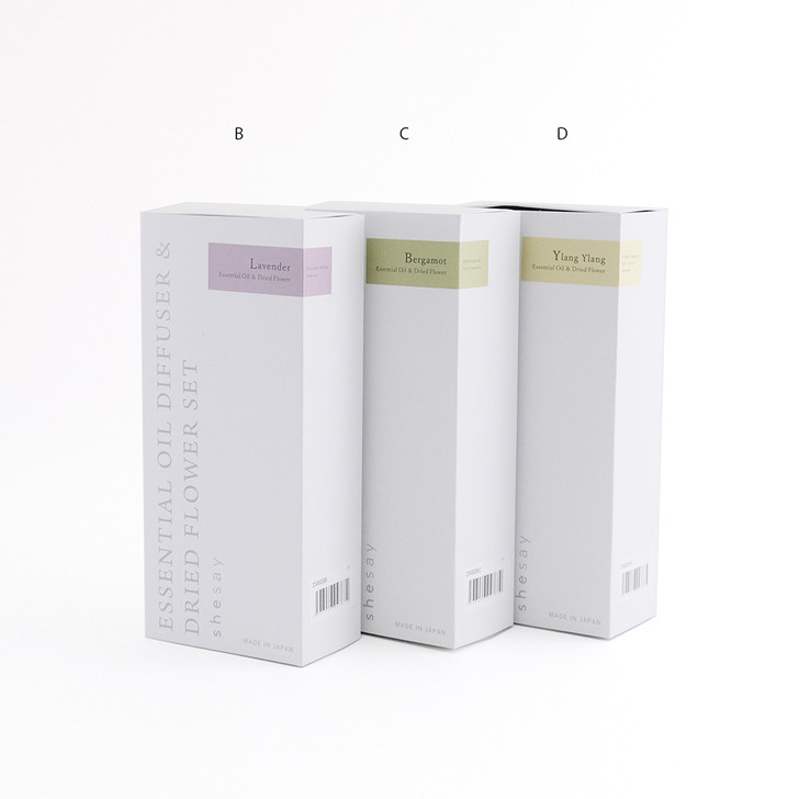 SHESAY Essential Oil Diffuser and Dried Flower Set