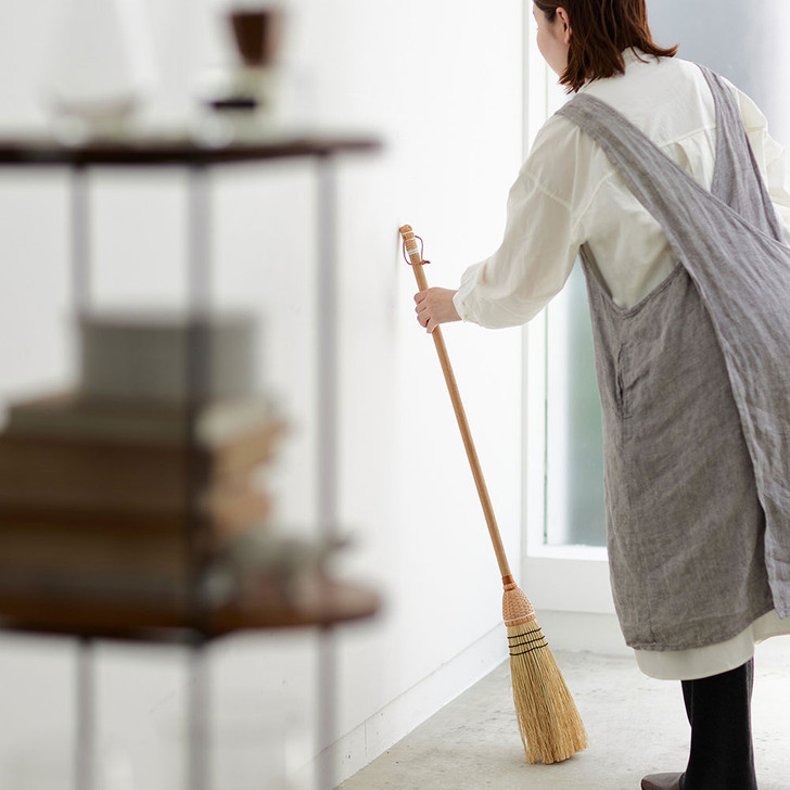 SHESAY Woven Sorghum Broom