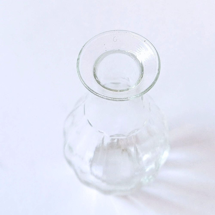 SHESAY Crown Glass Wise Line Flower Vase Fig