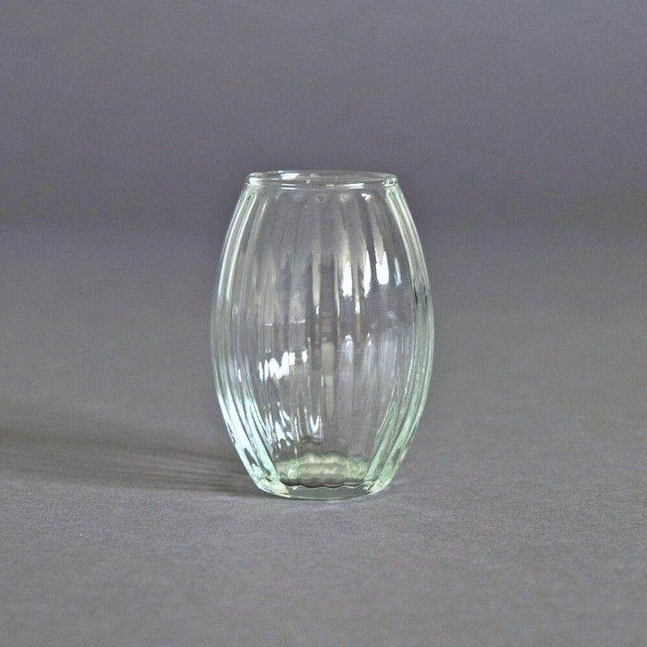 SHESAY Crown Glass Coole Line Flower Vase, Citron