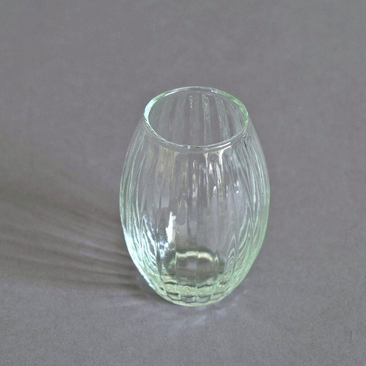 SHESAY Crown Glass Coole Line Flower Vase, Citron