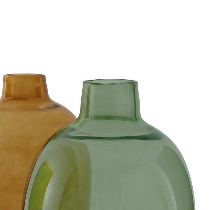 SHESAY Colored Glass Flower Vase Colosse