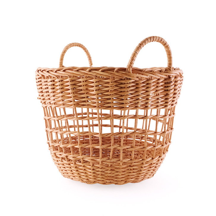 SHESAY Round Basket with Handles