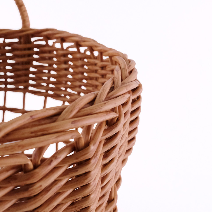 SHESAY Round Basket with Handles