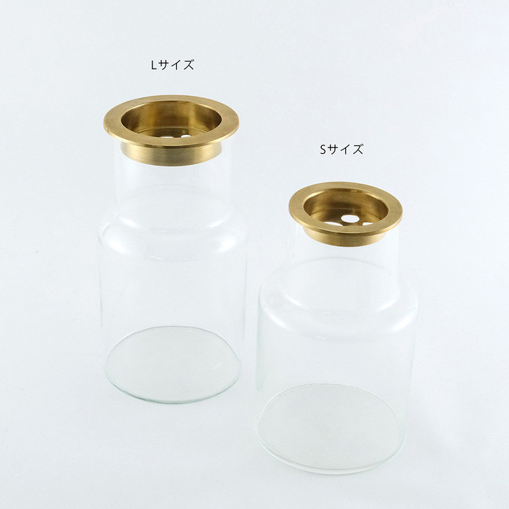 SHESAY Brass Tray for Flowers