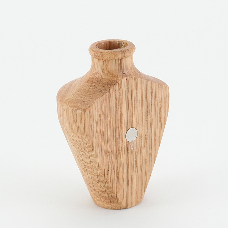 SHESAY Tapered Wooden Flower Vase with Magnet