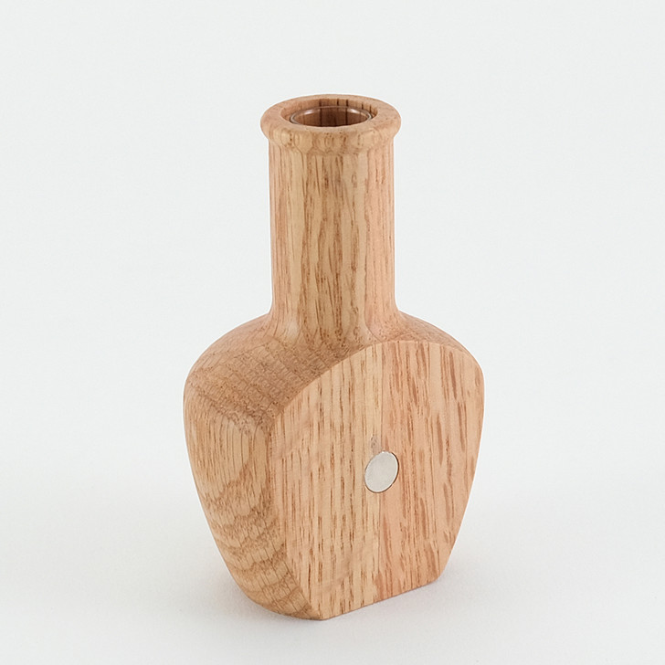 SHESAY High-Necked Wooden Flower Vase with Magnet