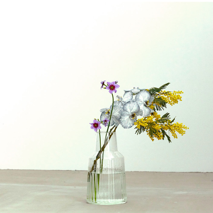 SHESAY Crown Recycled Glass Flower Vase
