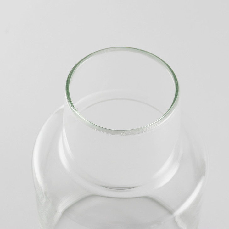 SHESAY Large Crown Glass Flower Vase Locate