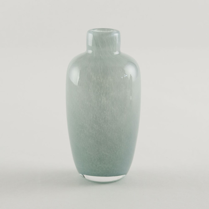 SHESAY Slim Milky Glass Flower Vase