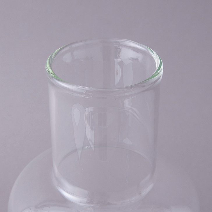 SHESAY Crown Glass Flower Vase Anulaire