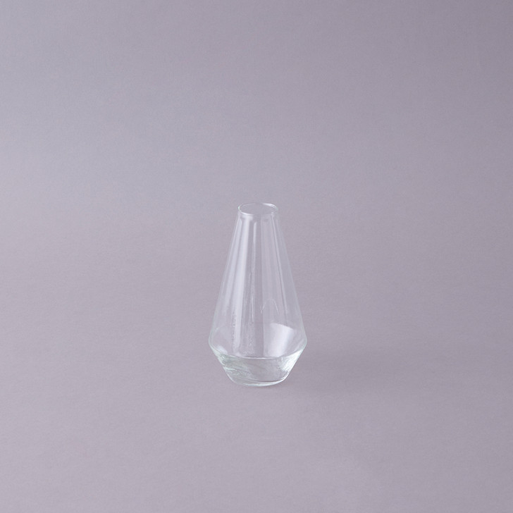 SHESAY Crown Glass Growth Line Flower Vase Muffle