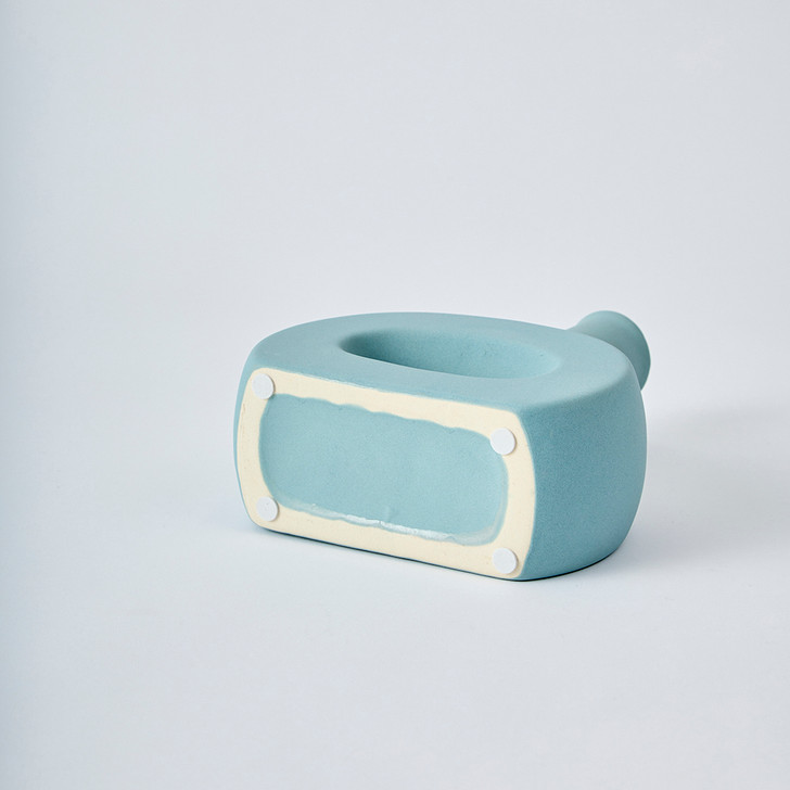 SHESAY Porcelain Flower Vase Atre Wide