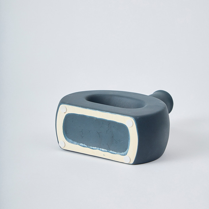 SHESAY Porcelain Flower Vase Atre Wide