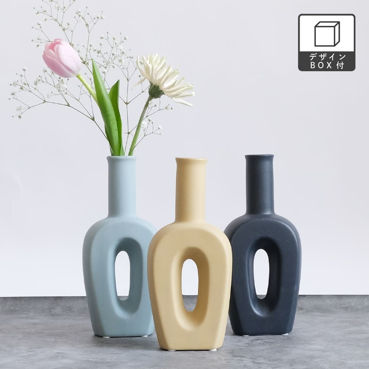 SHESAY Porcelain Flower Vase Atre Tall