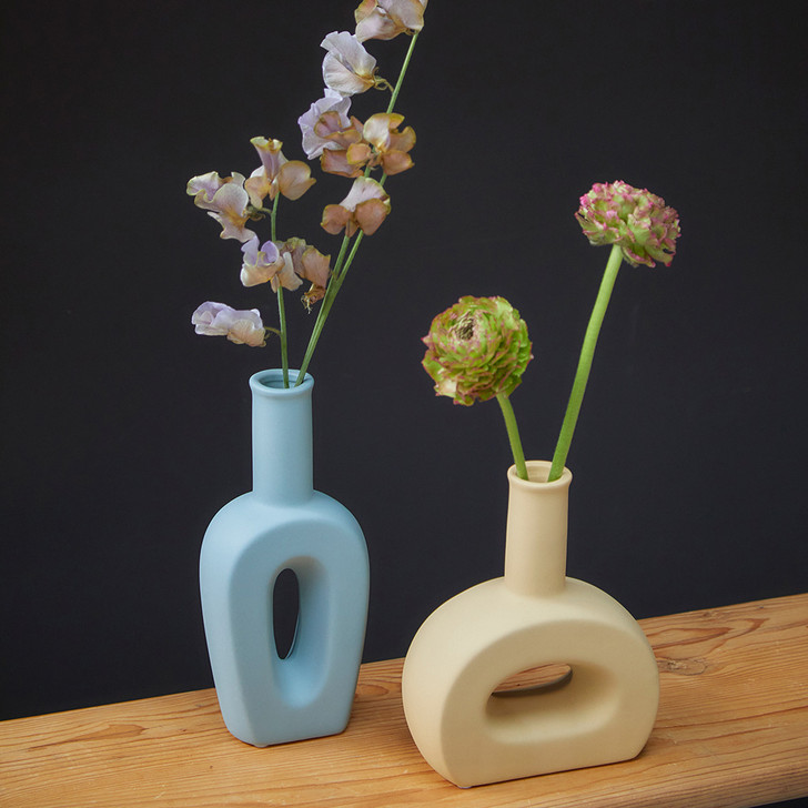 SHESAY Porcelain Flower Vase Atre Tall