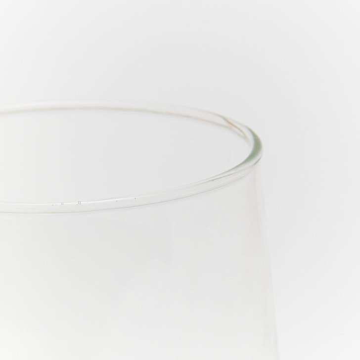 SHESAY Crown Glass Flower Vase Oval