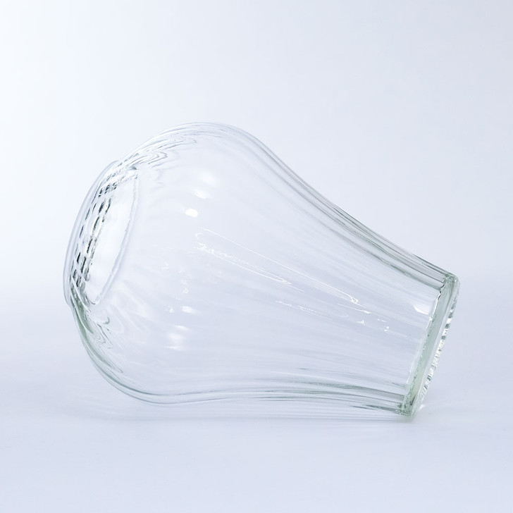 SHESAY Crown Glass Wise Line Flower Vase Olivier