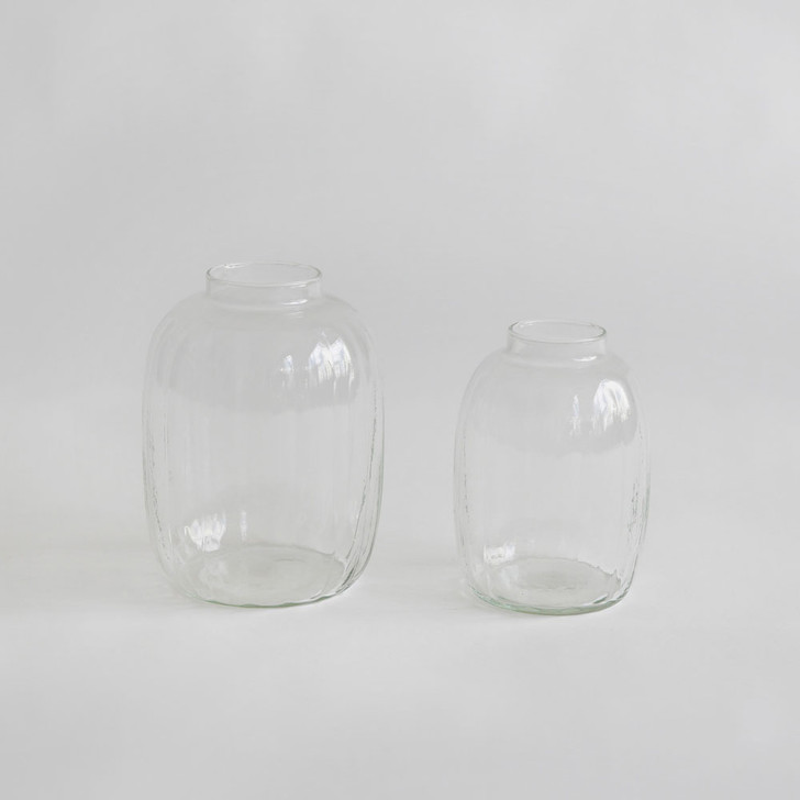 SHESAY Crown Glass Broadline Flower Vase