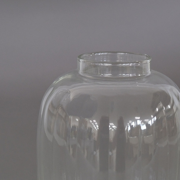 SHESAY Crown Glass Broadline Flower Vase