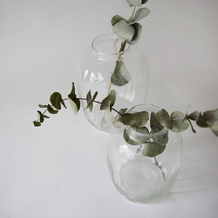 SHESAY Crown Glass Broadline Flower Vase