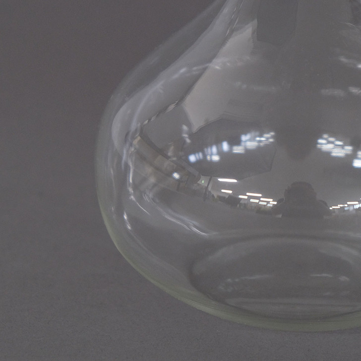 SHESAY Crown Glass Flower Vase Maroon