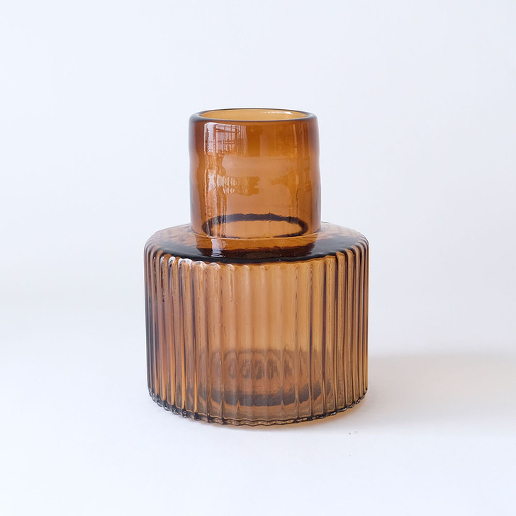 SHESAY GLASS Flower Vase Prop Wide