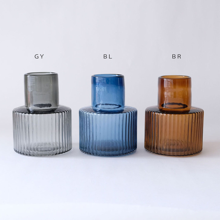 SHESAY GLASS Flower Vase Prop Wide