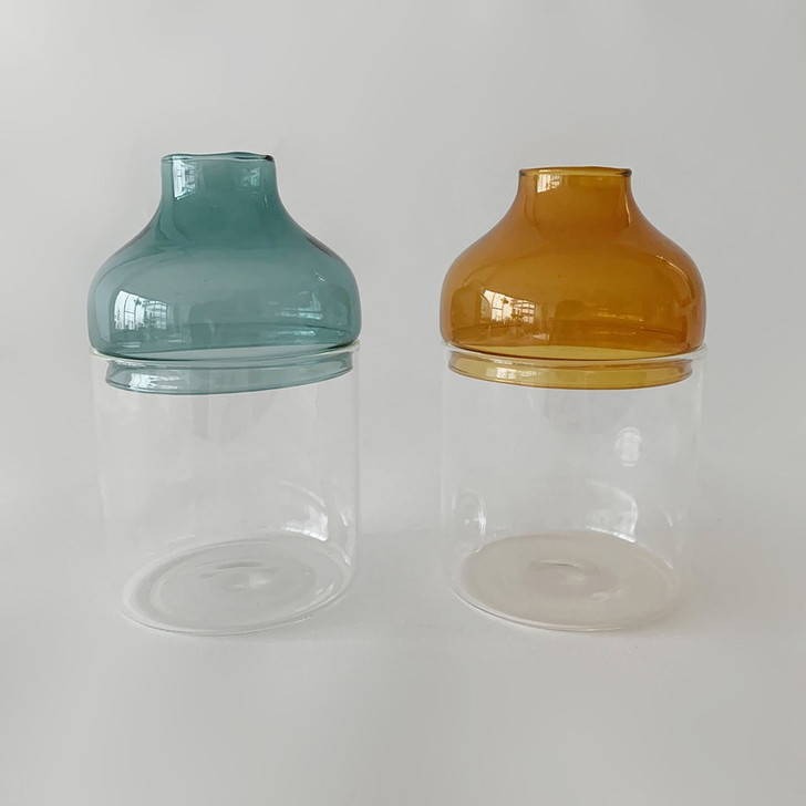 SHESAY Glass Color Dome Separate Bottle