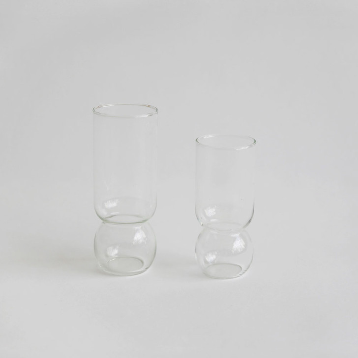 SHESAY Crown Glass Flower Vase Tulip