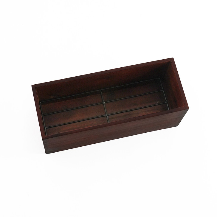 SHESAY Wood Plant Cover Box Wide with Undertray