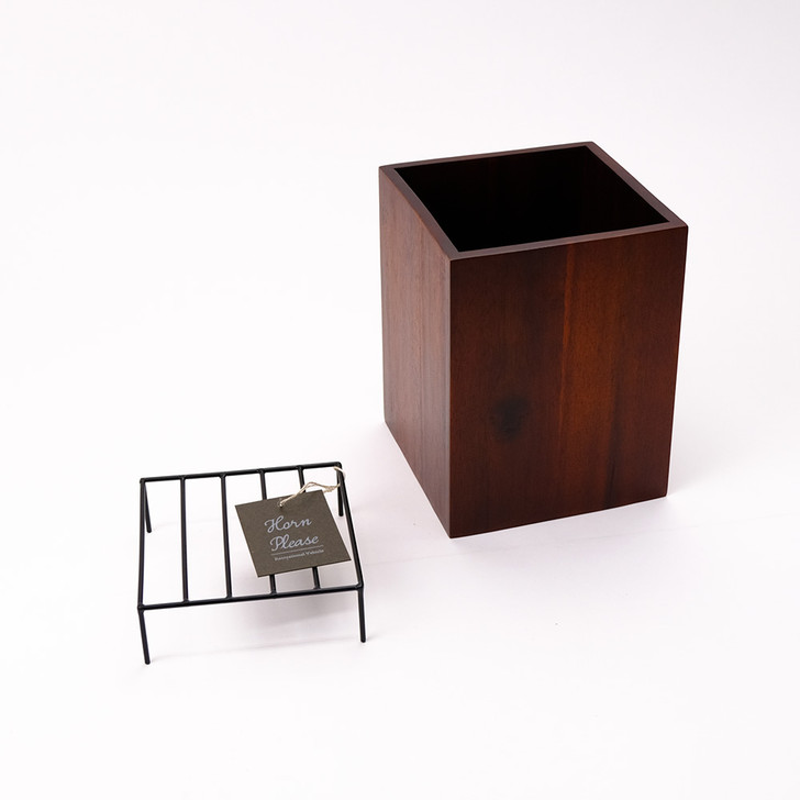 SHESAY Wood Plant Cover Box Tall with Undertray