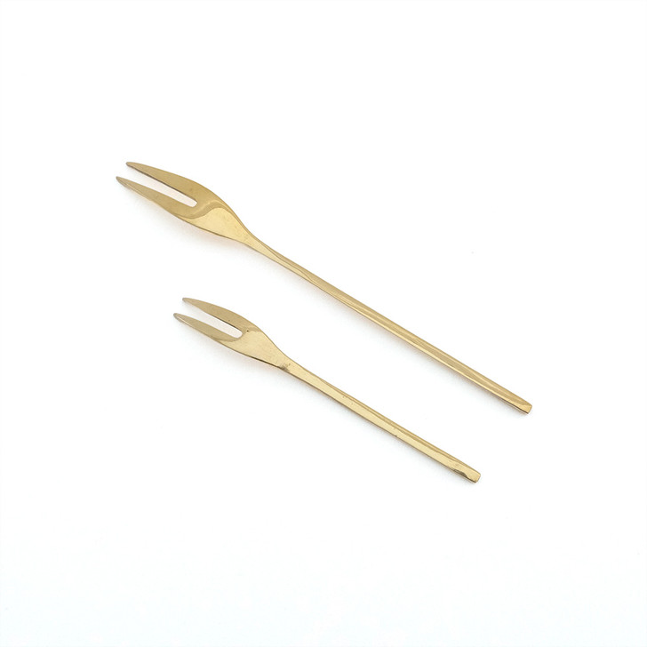 SHESAY Brass Fruit Fork