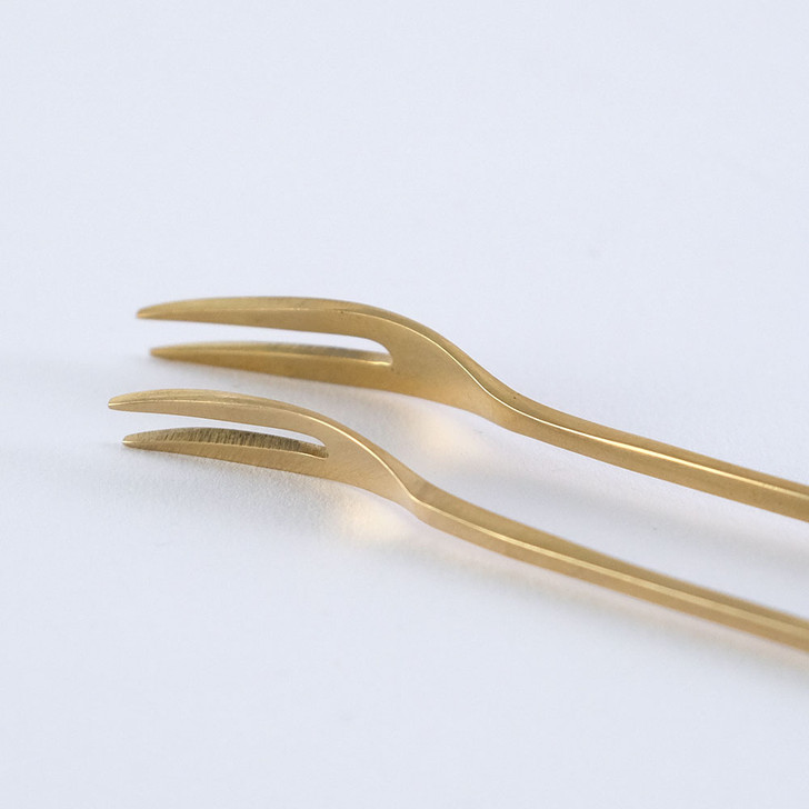 SHESAY Brass Fruit Fork