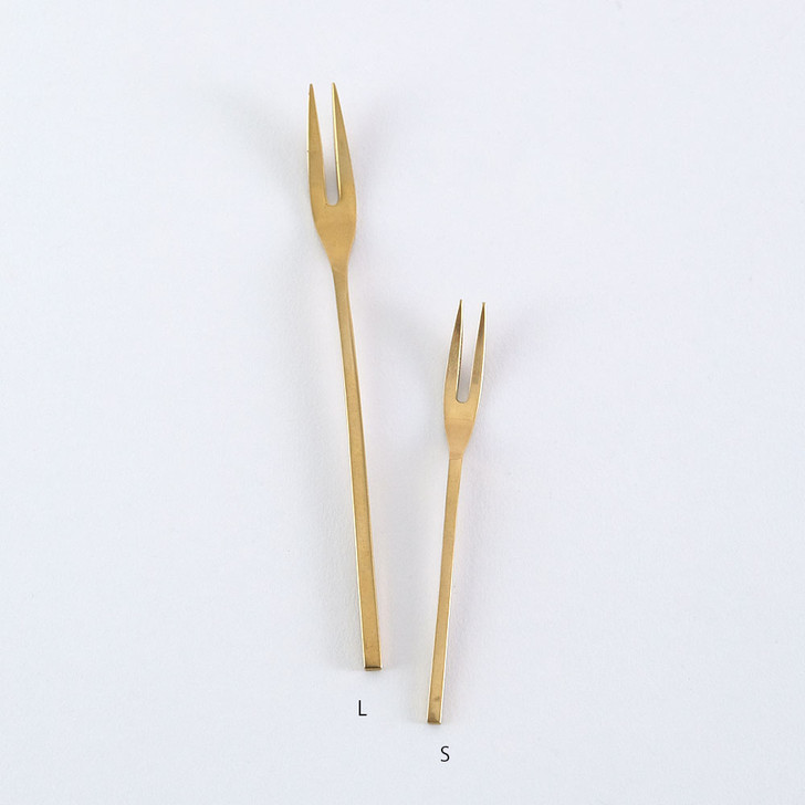 SHESAY Brass Fruit Fork