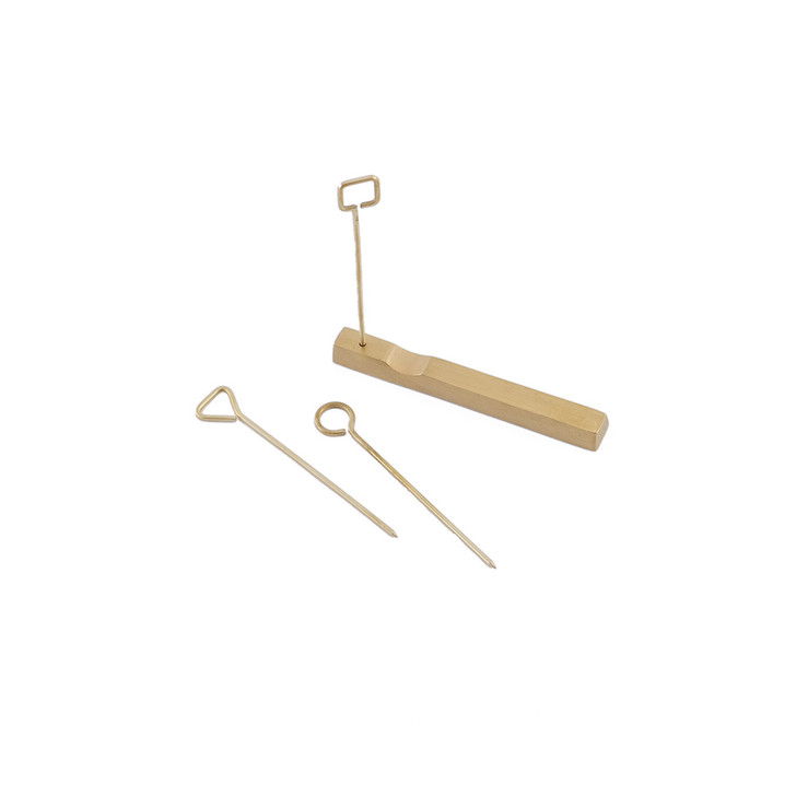 SHESAY Brass Symbol Picks Set of 3