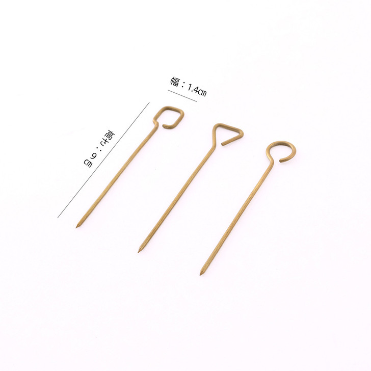 SHESAY Brass Symbol Picks Set of 3