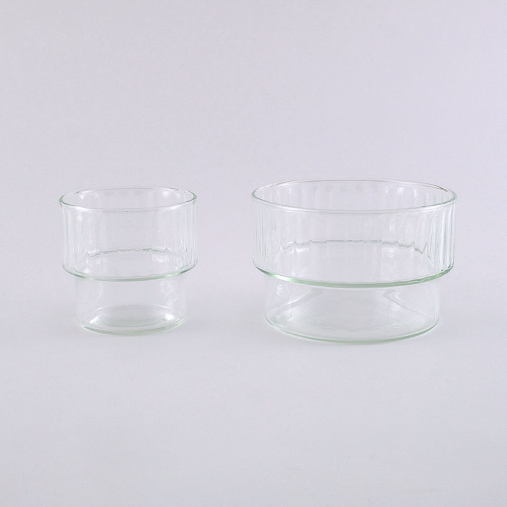 SHESAY Crown Glass Cooleline Bowl Abyss