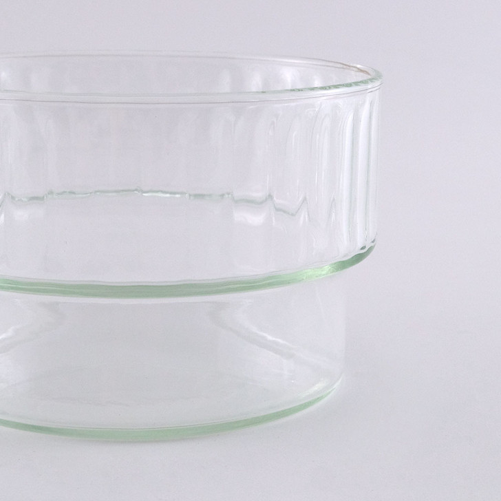 SHESAY Crown Glass Cooleline Bowl Abyss