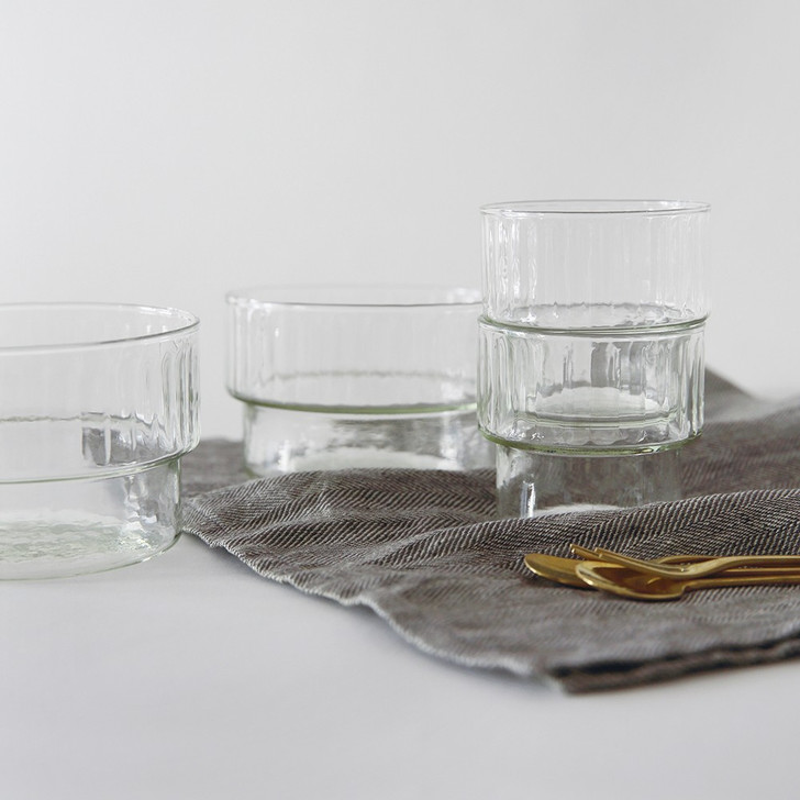 SHESAY Crown Glass Cooleline Bowl Abyss