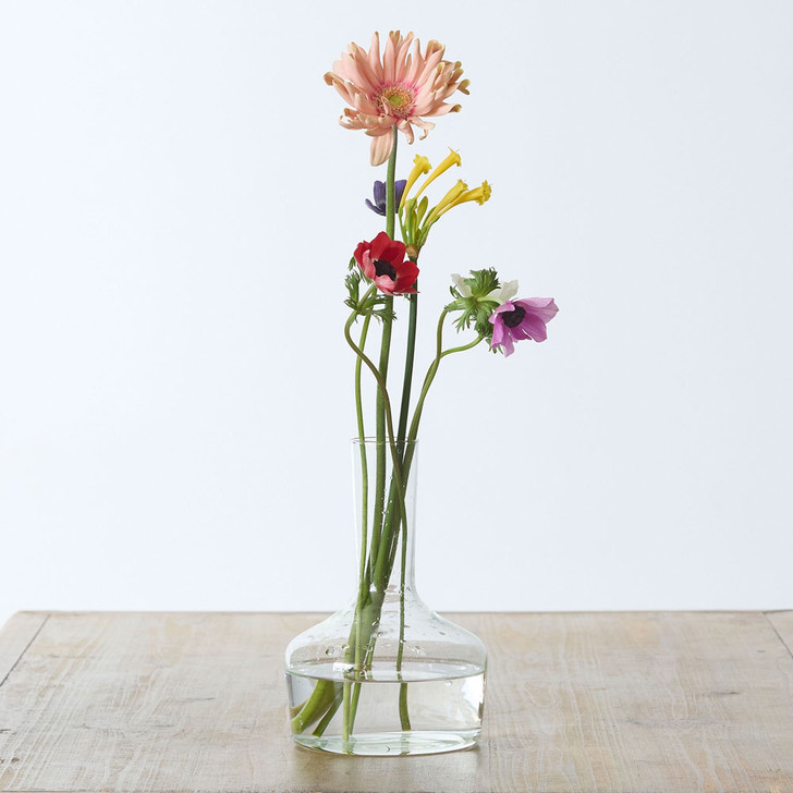 SHESAY Crown Glass Tall Carafe