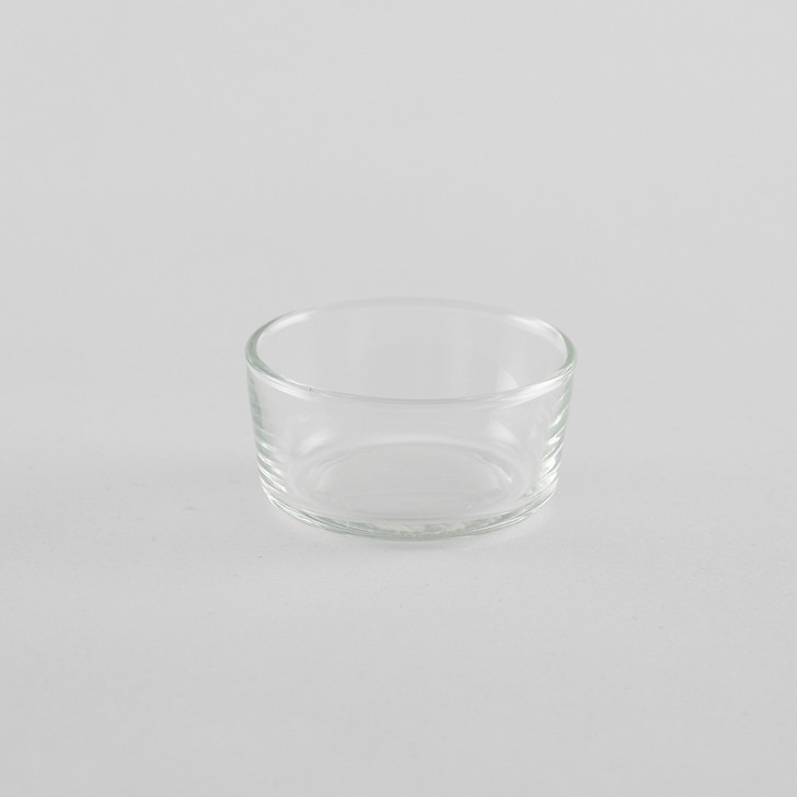 SHESAY Crown Glass Stackable Condiment Plate Set of 3