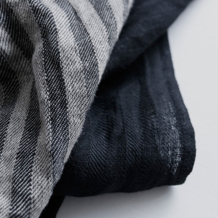 SHESAY Skirt Apron Linen Stripe Calm