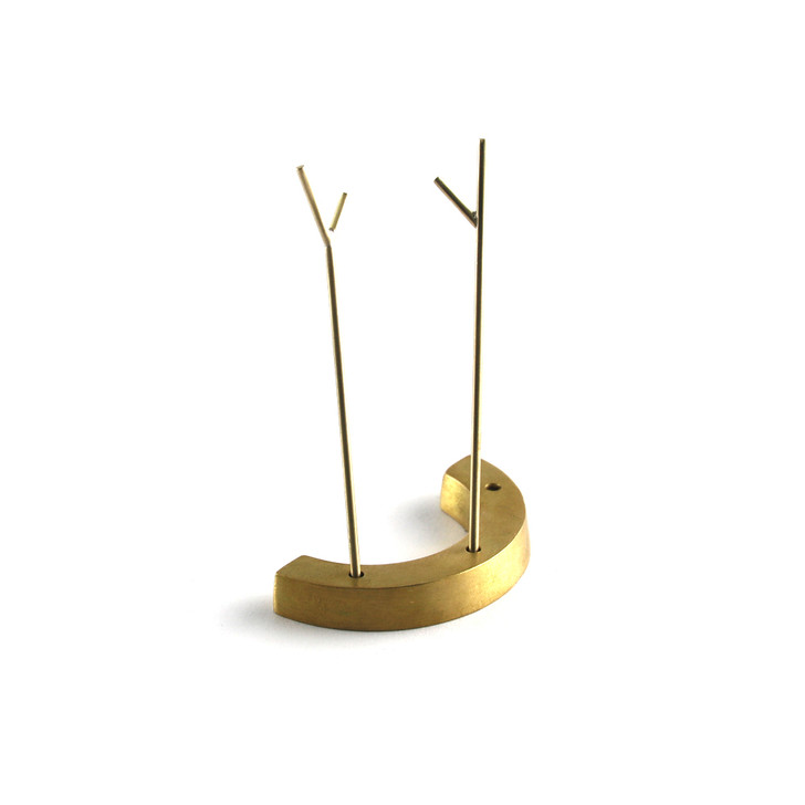 SHESAY Brass Pick Stand Semicircular