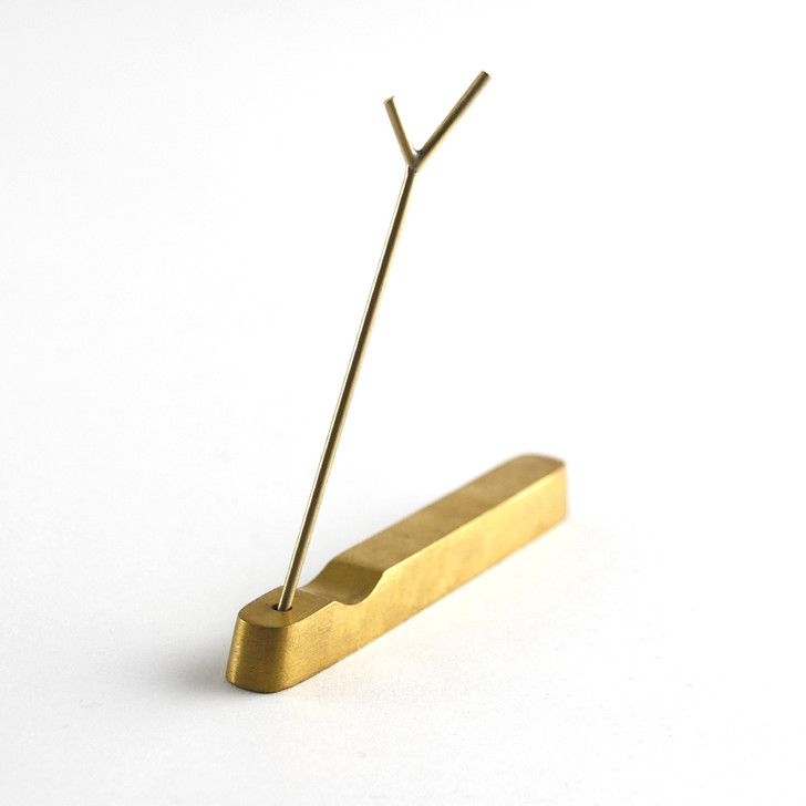 SHESAY Brass Cutlery Rest and Pick Stand