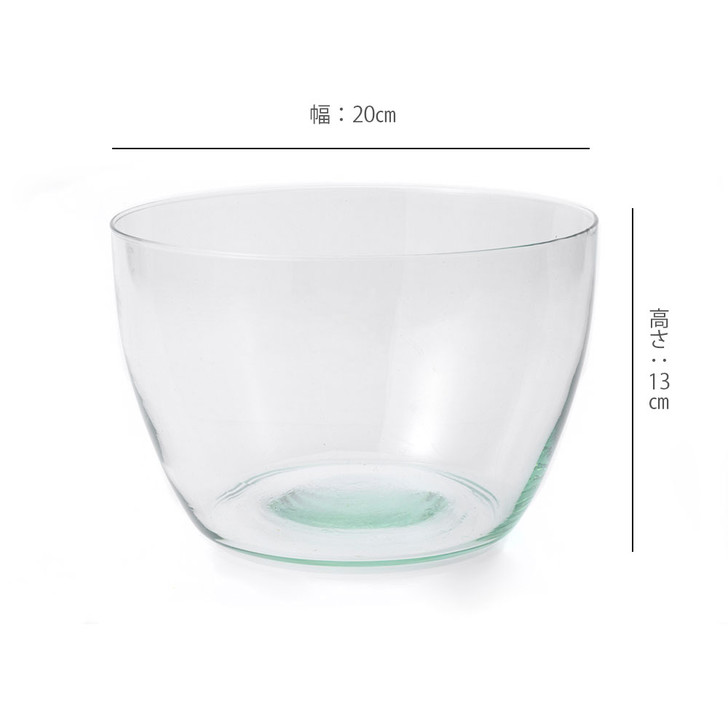 SHESAY Crown Glass Plain Bowl